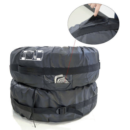 Tire protection cover Oxford cloth waterproof car spare tire cover car tire cover 4 per set